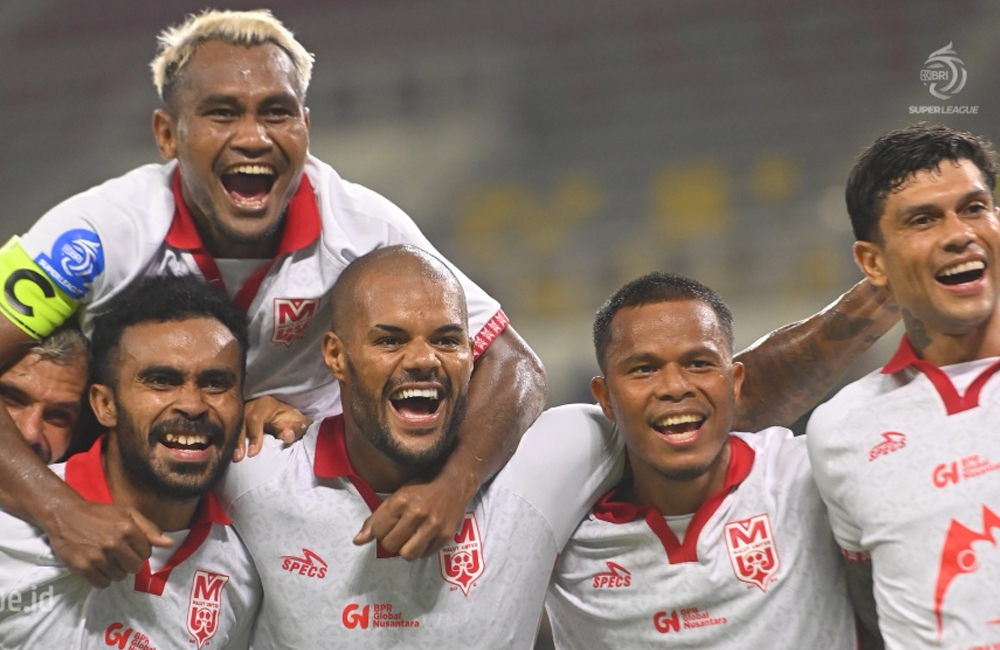 Malut United tampil dengan penyerang bringas.