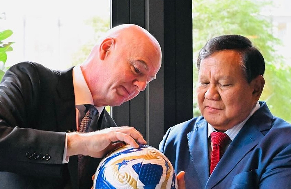 Gianni Infantino doakan Indonesia lolos Piala Dunia 2026.