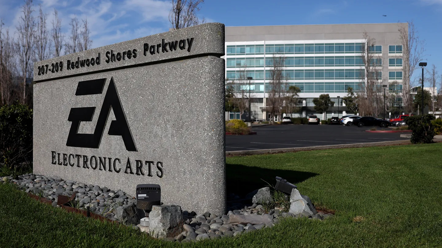 Kantor perusahaan Electronic Arts (EA) di Redwood, California, AS. (Dok. Getty Images)