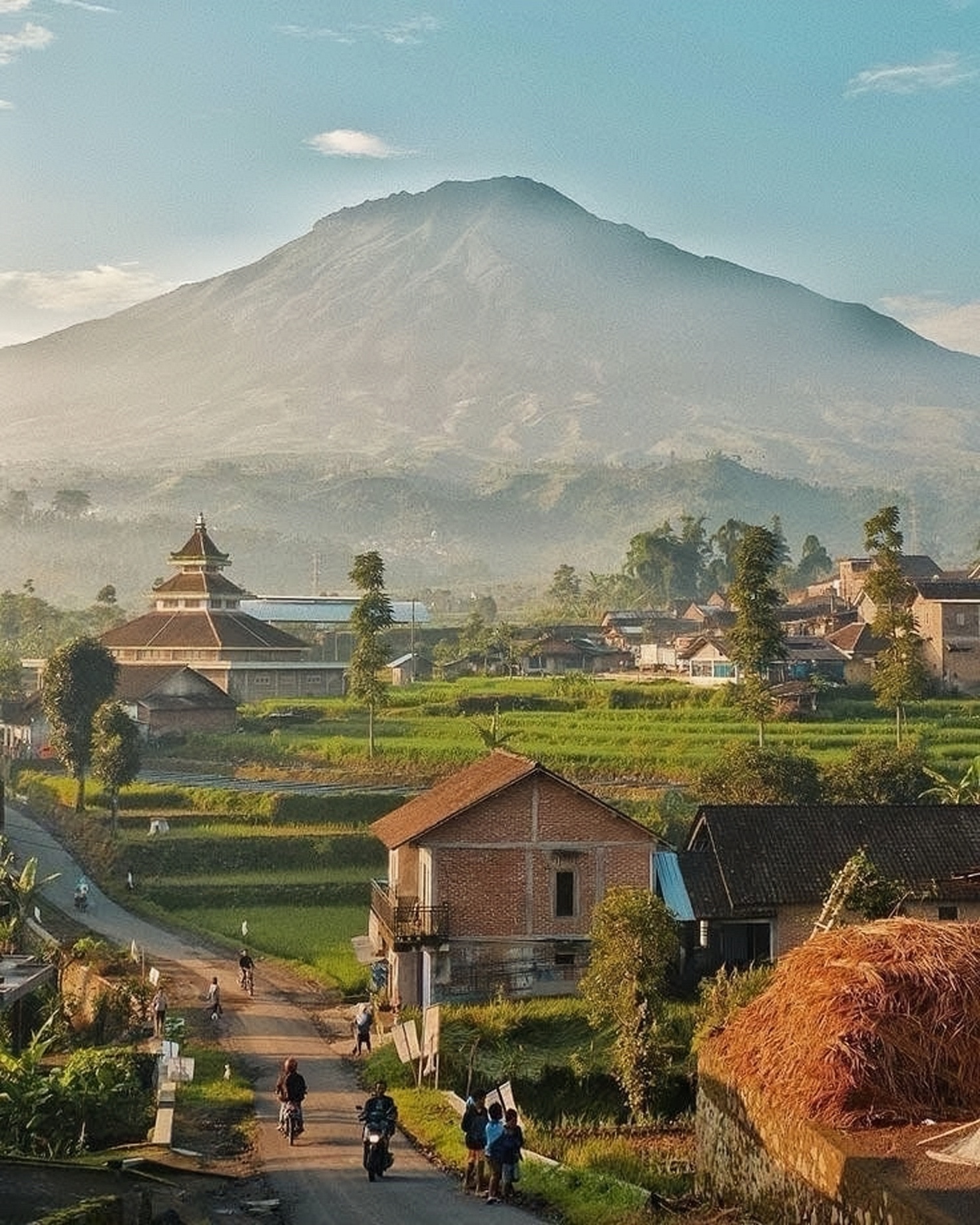 SLOW LIVING: Banyak masyarakat yang tinggal di wilayah perkotaan ingin hidup di kawasan perdesaan untuk menikmati slow living.