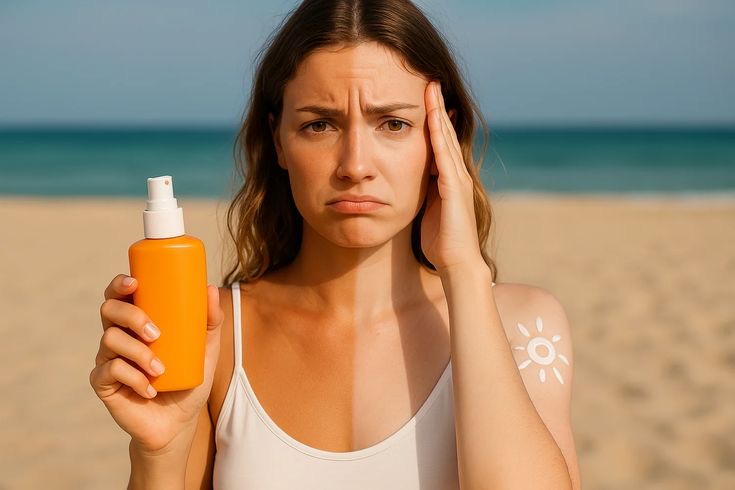 KUSAM: Pelajari tips agar kulit tidak kusam usai memakai sunscreen.