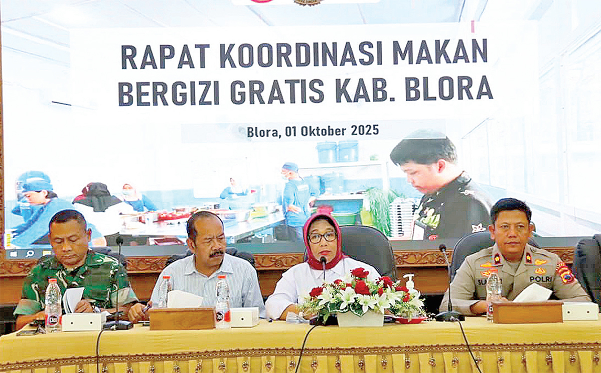 AMBIL LANGKAH TEGAS: Pemkab Blora bakal mengambil langkah tegas, guna meminimalisasi polemik dalam pelaksanaan MBG.