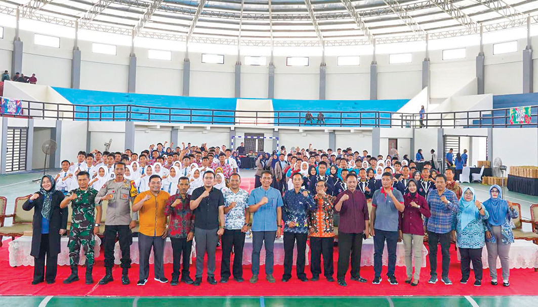 SUKSES: Kegiatan Roadshow Bojonegoro Youth Talent Arena telah sukses digelar di GOR Tambakrejo, Sabtu (4/10).