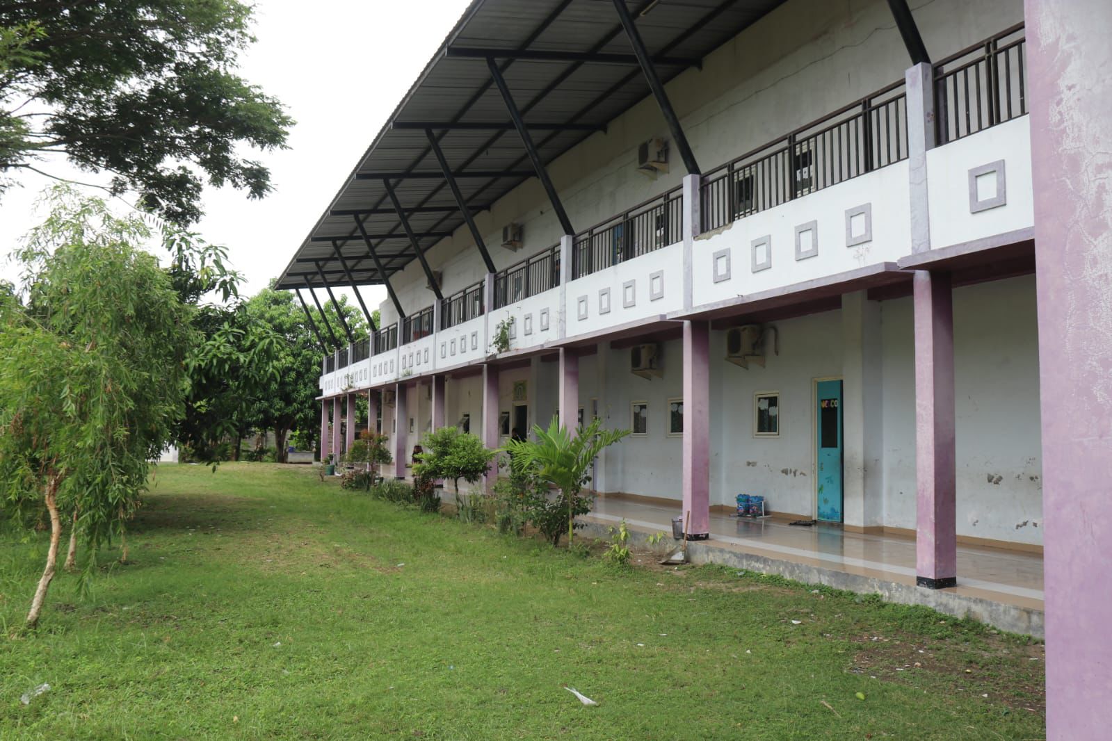 PEMBANGUNAN: Bangunan eks SD Internasional di Kelurahan Balun, Kecamatan Cepu bakal dijadikan sebagai Sekolah Rakyat Menengah Atas (SRMA) 18 Blora tahap dua.