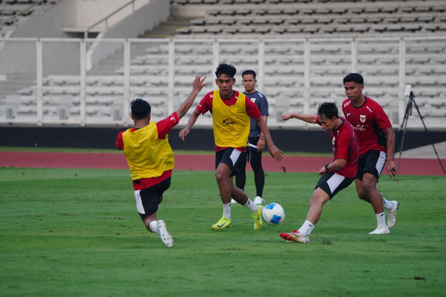 Timnas U-23 berlatih dalam TC persiapan SEA Games 2025. (Dok. PSSI)
