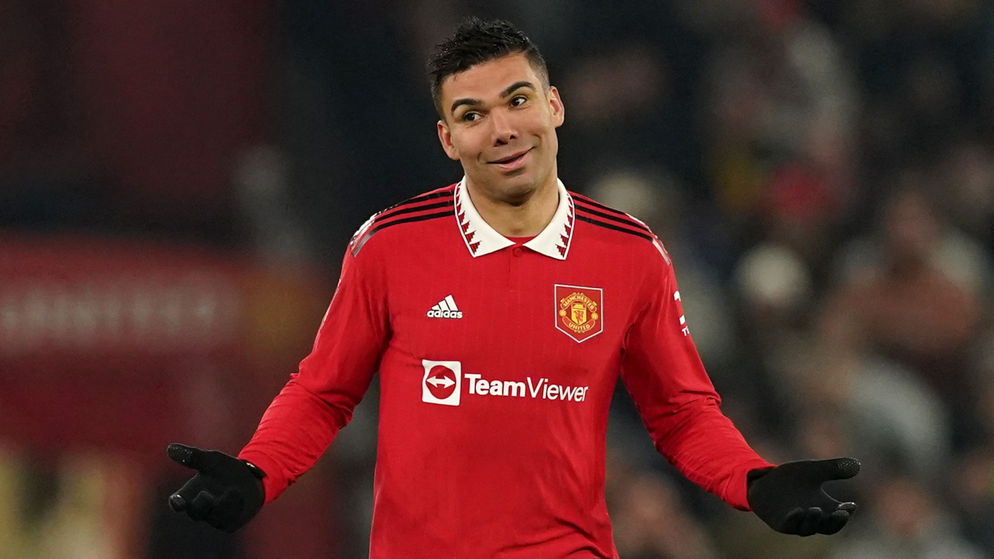 GELANDANG: Casemiro, pemain gelandang bertahan Manchester United asal Brasil.