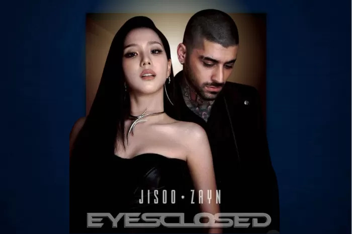 Poster rilis single Jisoo dan Zayn Malik,