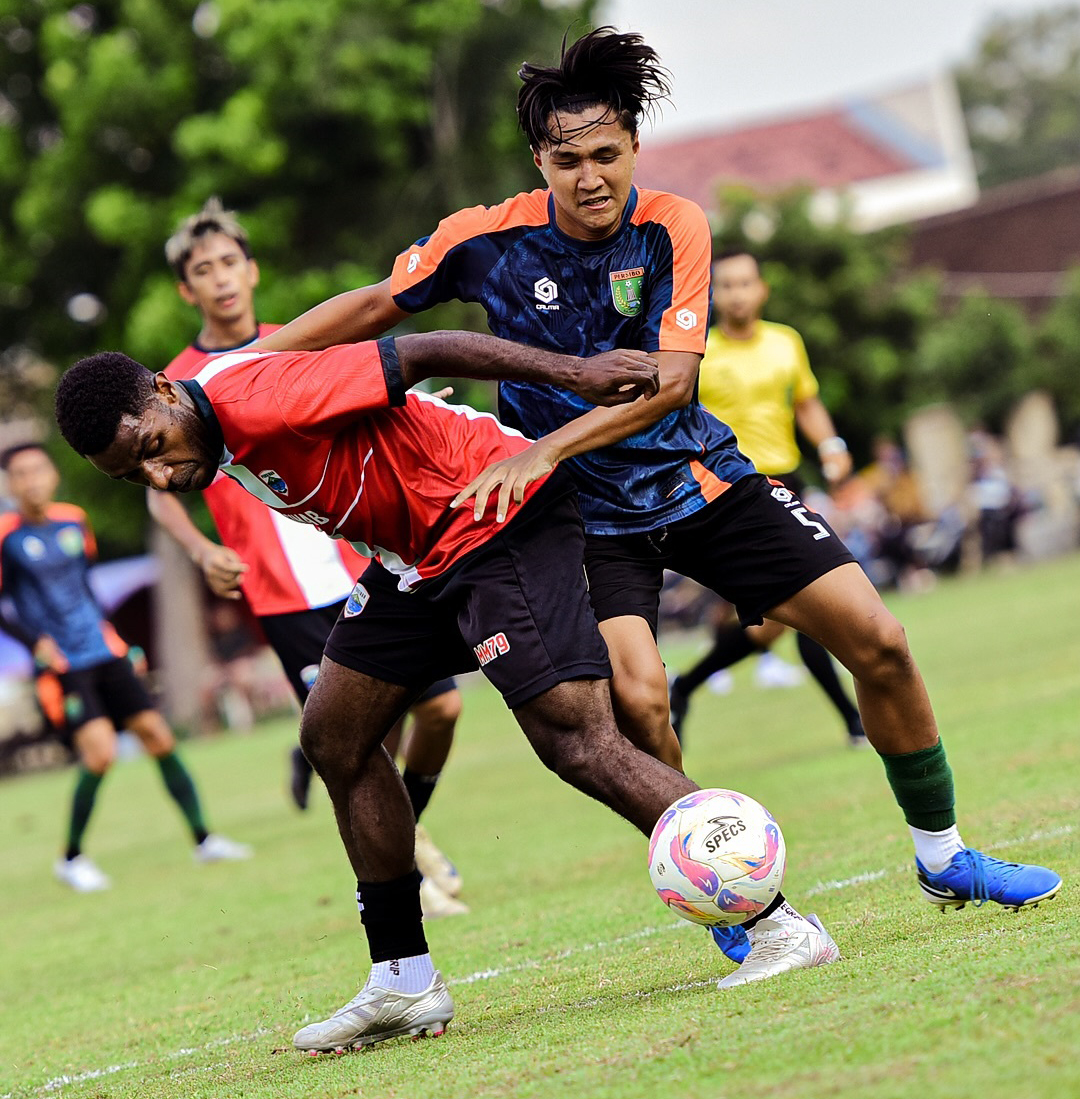 UJI COBA: Skuad Persibo memenangkan laga uji coba kontra Persinab Nabire dengan skor 1-2 di Solo, Kamis (9/10).