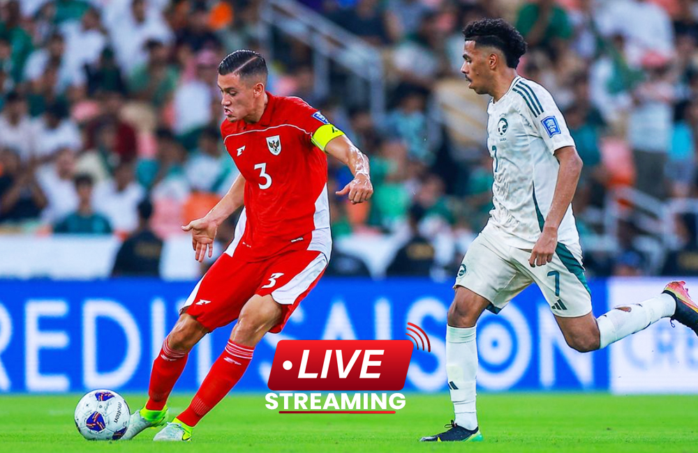 Link live streaming Irak vs Indonesia.