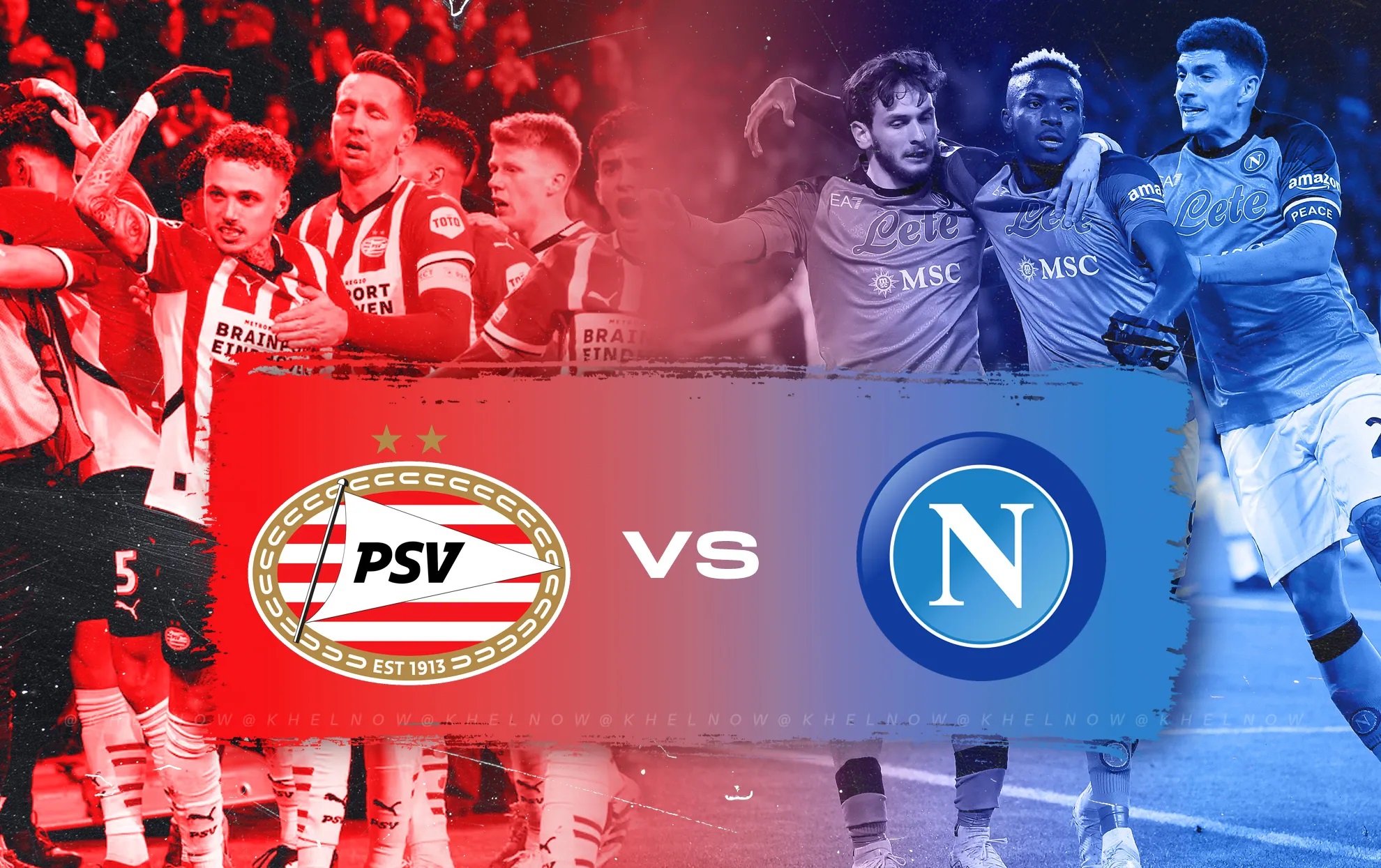 LAGA UCL: PSV Eindhoven vs Napoli