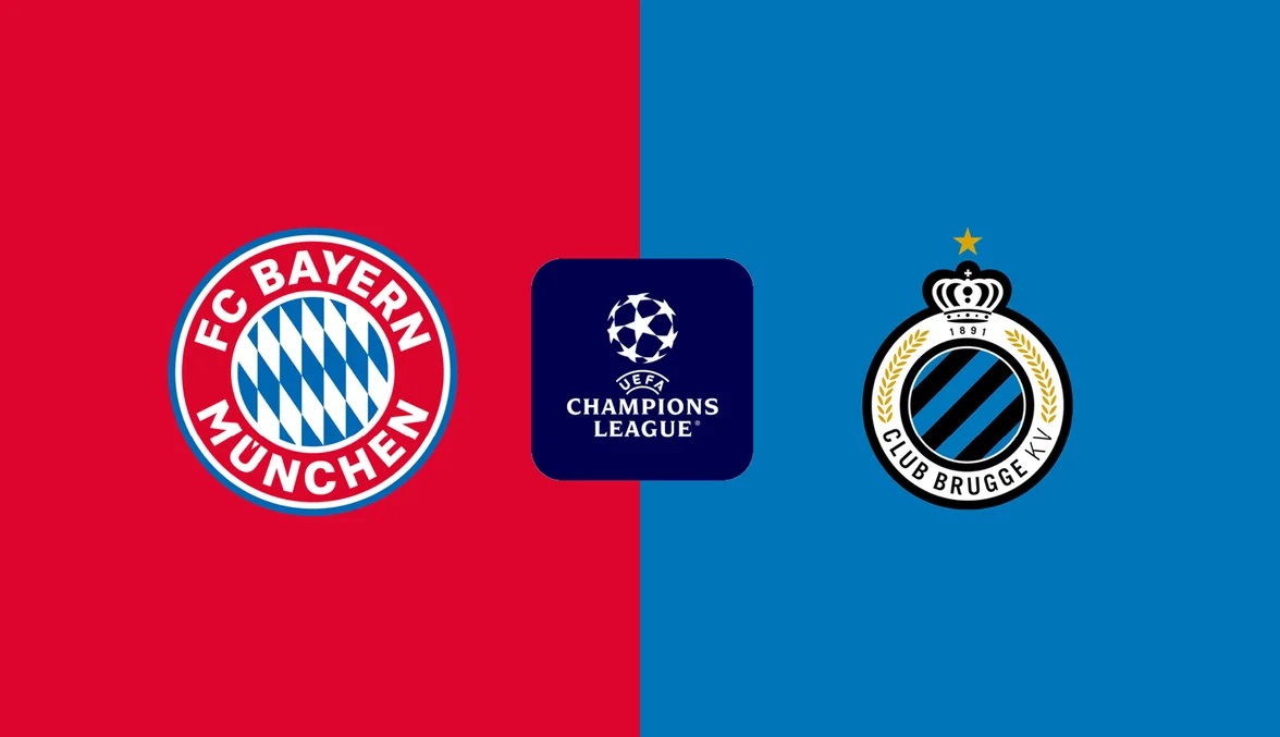 LAGA UCL: Bayern Munich vs Club Brugge