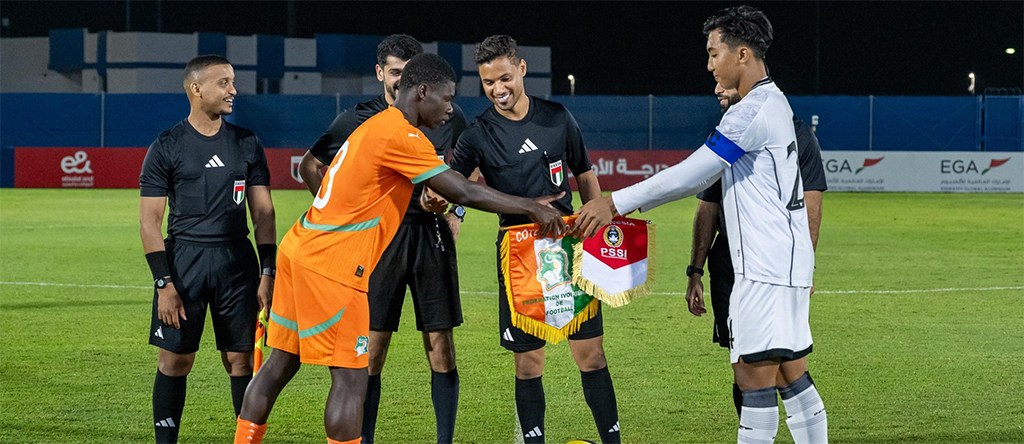 Laga melawan Pantai Gading pada Senin (27/10) jadi salah satu uji coba terakhir Indonesia U-17 sebelum berangkat ke Qatar. (Dok. F&eacute;d&eacute;ration Ivoirienne de Football)