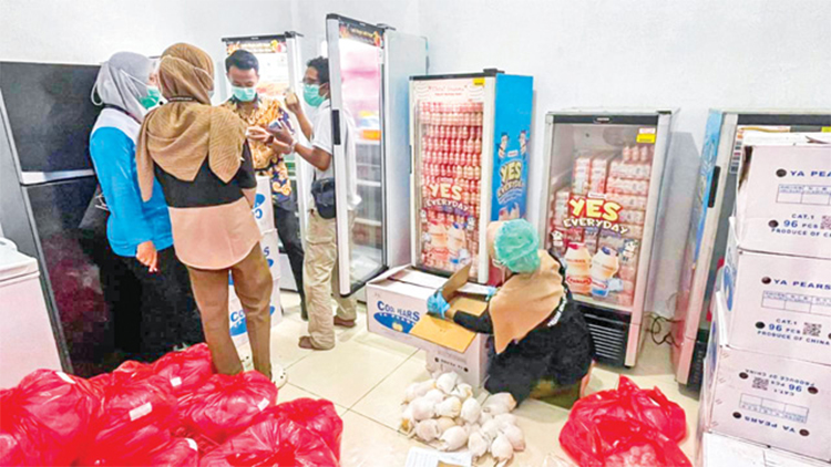 PROGRAM PRIORITAS : Salah satu dapur MGB yang ada di Blora. Anggota DPRD Jateng menyoroti multiefek dari program itu.