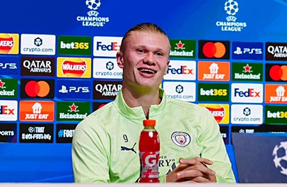 Erling Haaland merasa dirinya tetap sama, tidak ada yang berubah. Hanya lebih tenang kerena pengalaman.