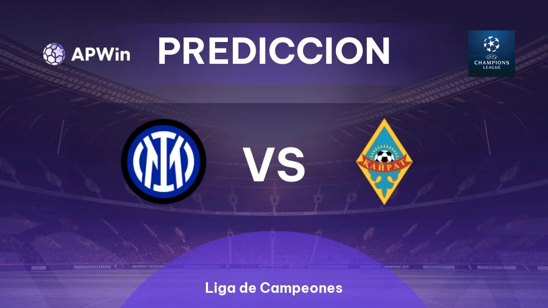 LAGA UCL: Inter Milan vs Kairat Almaty.