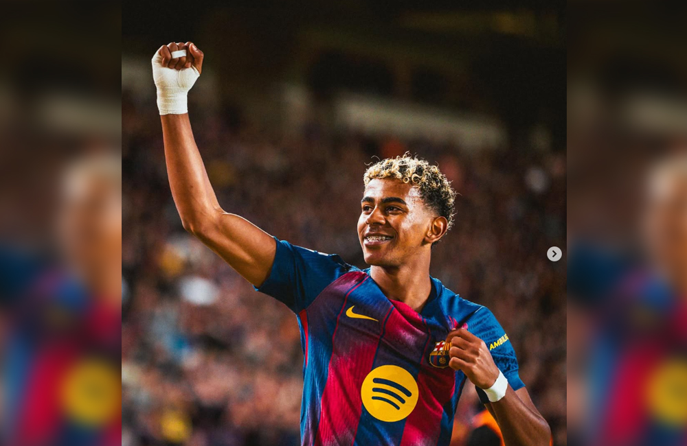 Lamine Yamal tampil bagus meskipun Barcelona gagal menang atas Club Brugge.