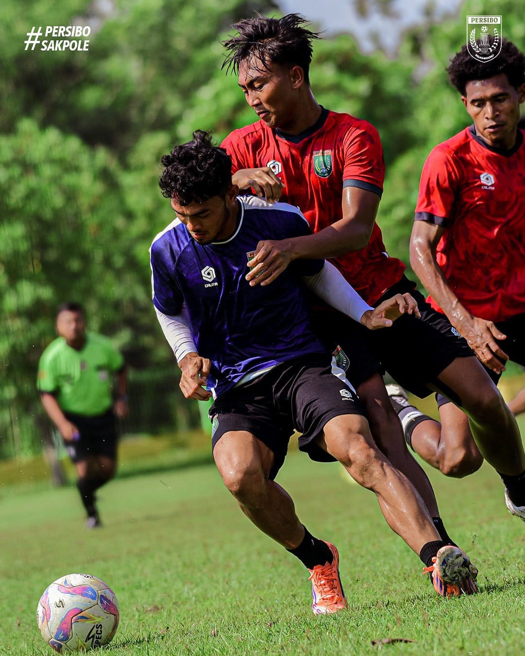 LATIHAN INTERNAL: Skuad Persibo mematangkan diri menjelang kick-off Liga 3 Nusantara pada 1 Desember 2025.