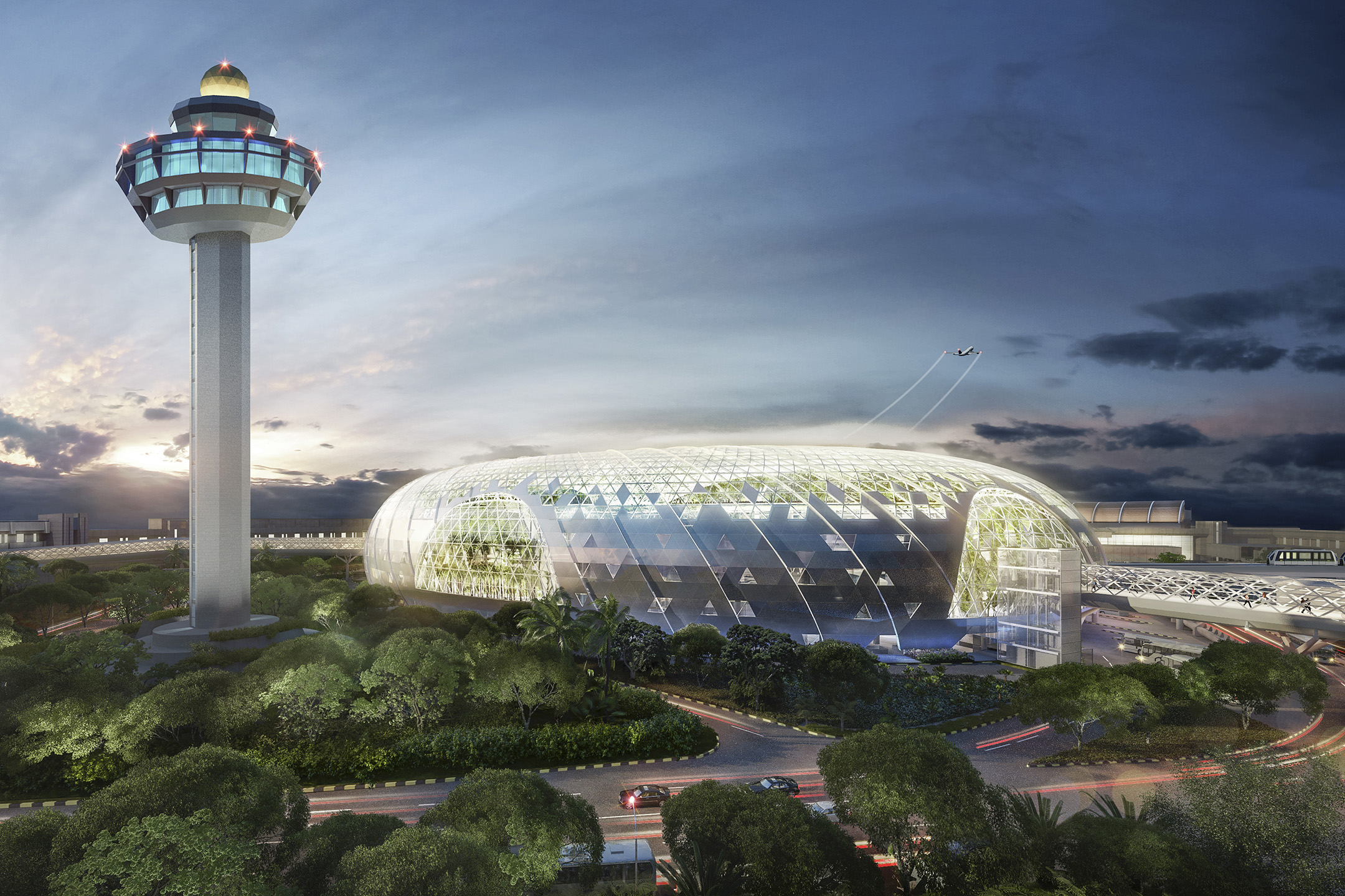 Changi Airport, Singapore.
