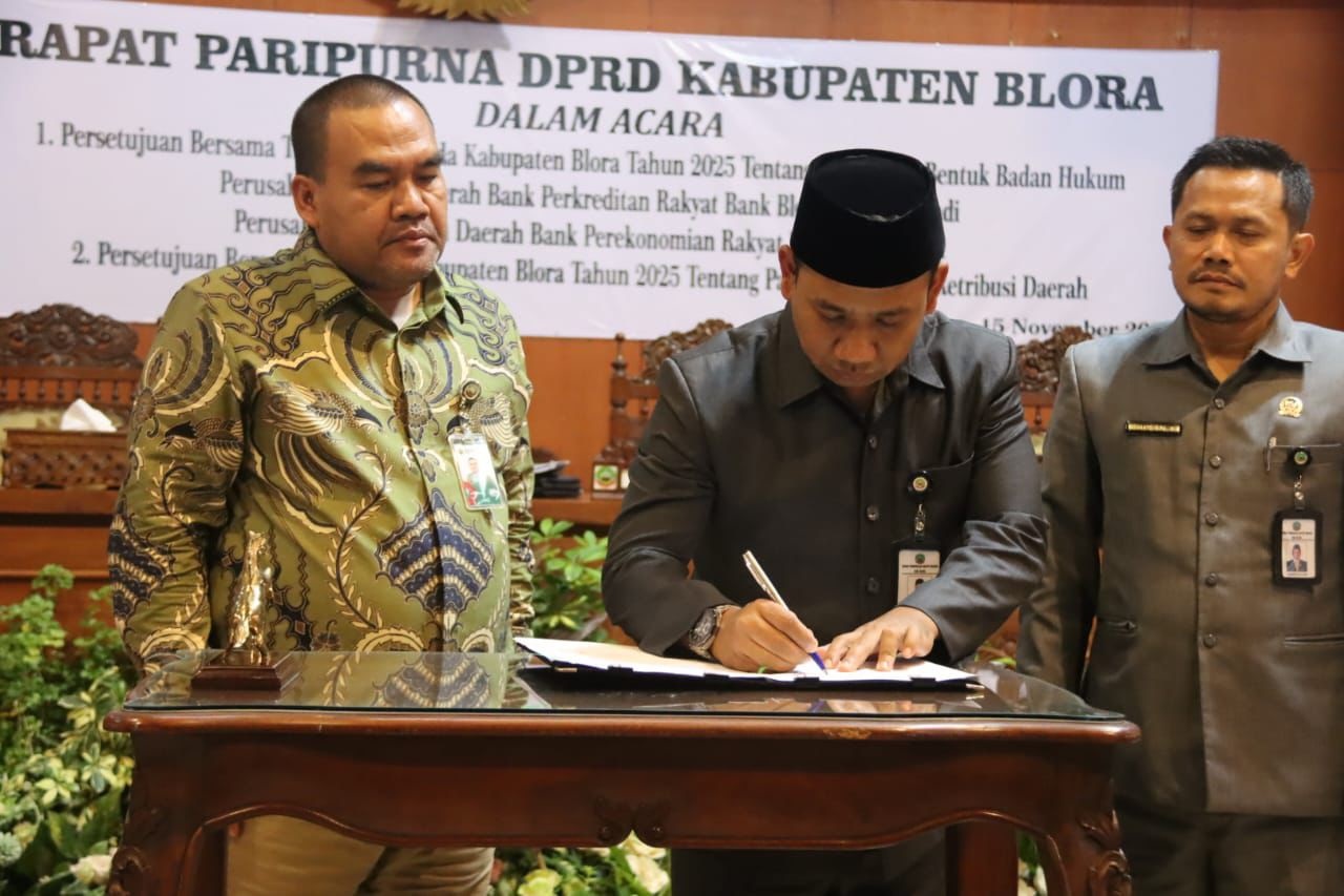 SESUAI REGULASI: Proses persetujuan perubahan BPR Bank Blora Artha menjadi Perseroda.