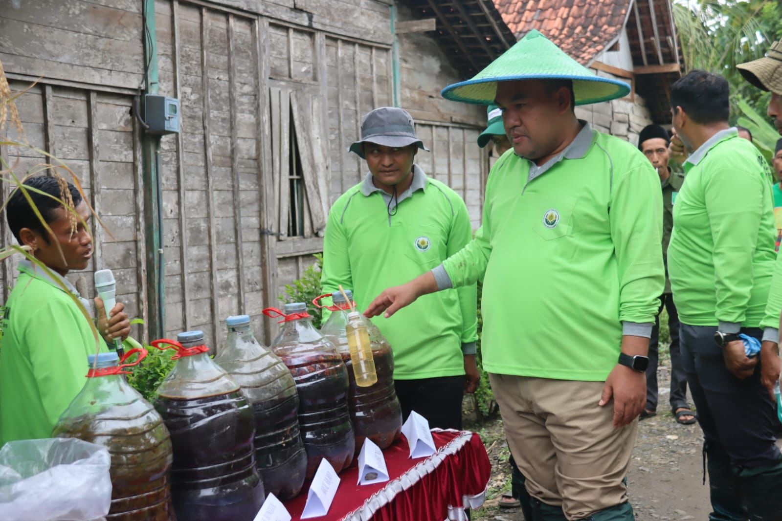 JADI PERHATIAN: Bupati Arief berkomitmen menjadikan Kabupaten Blora menjadi kabupaten organik.