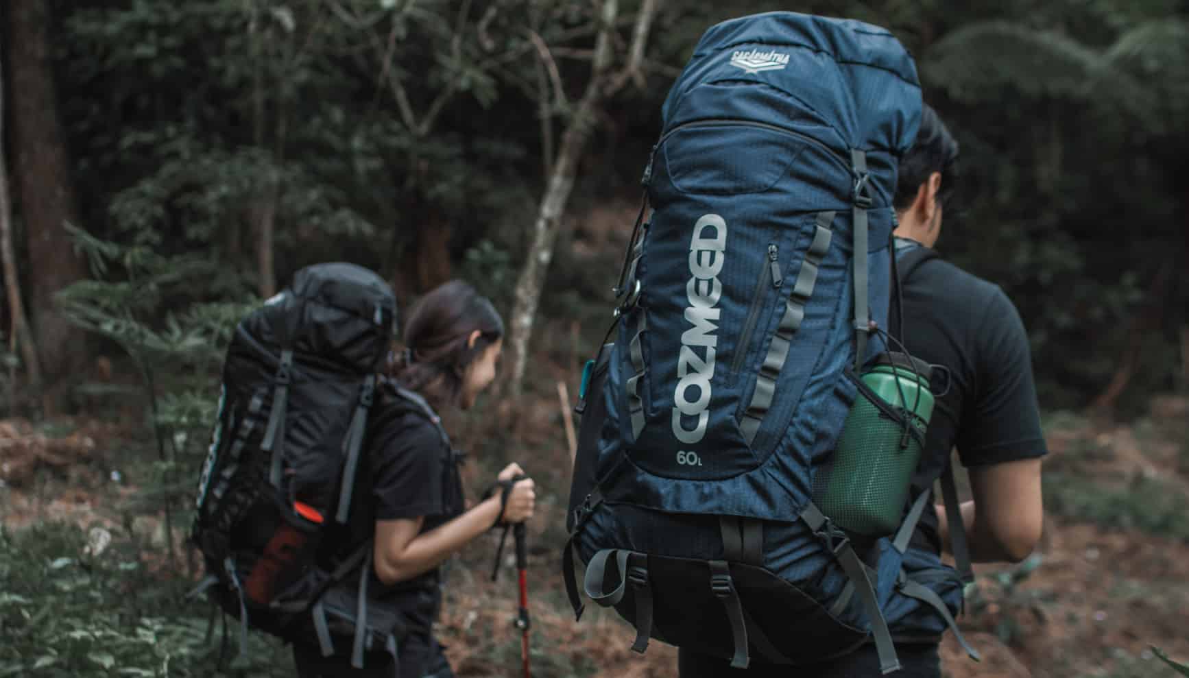 TAS CARRIER: Logistik untuk mendaki gunung selalu membutuhkan tas carrier yang aman dan nyaman.