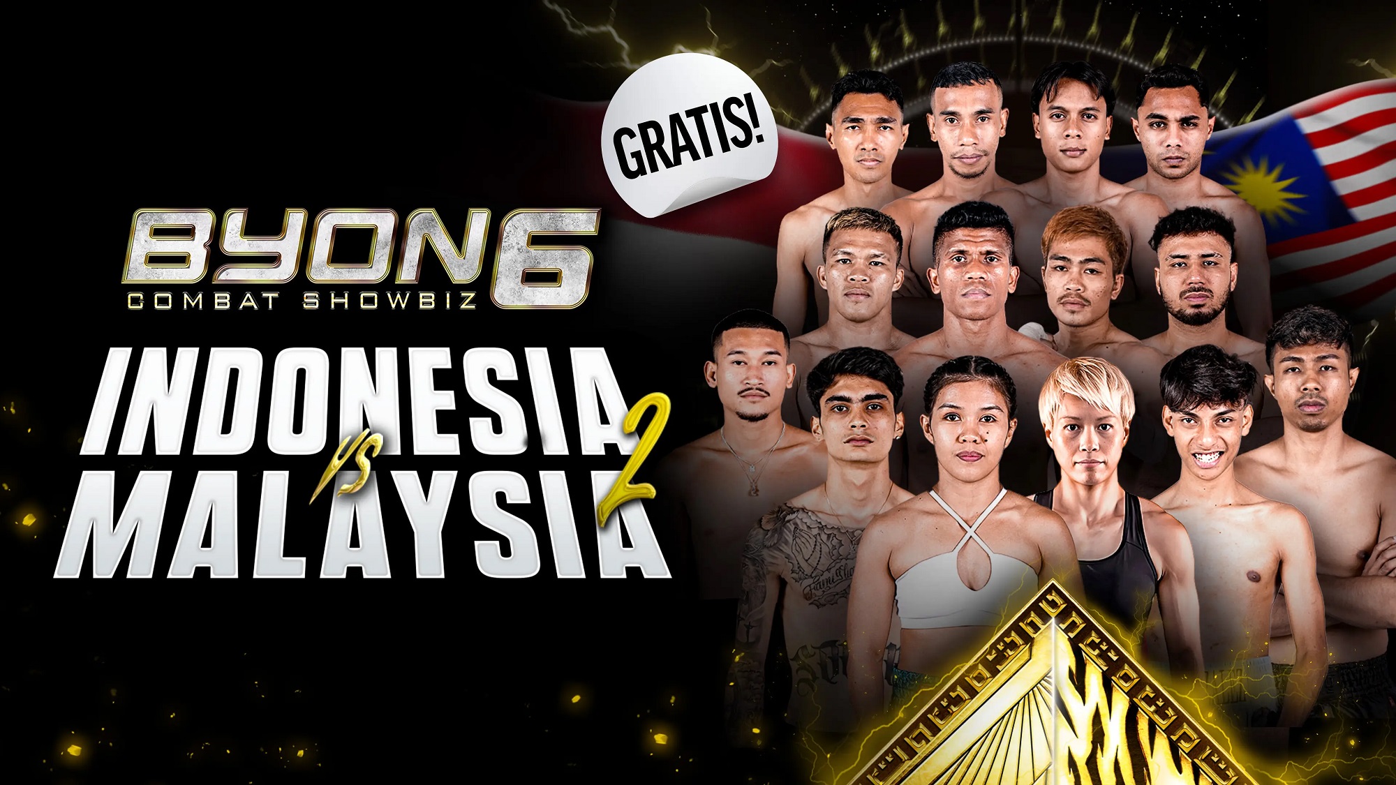 BYON Combat Showbiz Volume 6: Indonesia vs Malaysia Jilid 2.