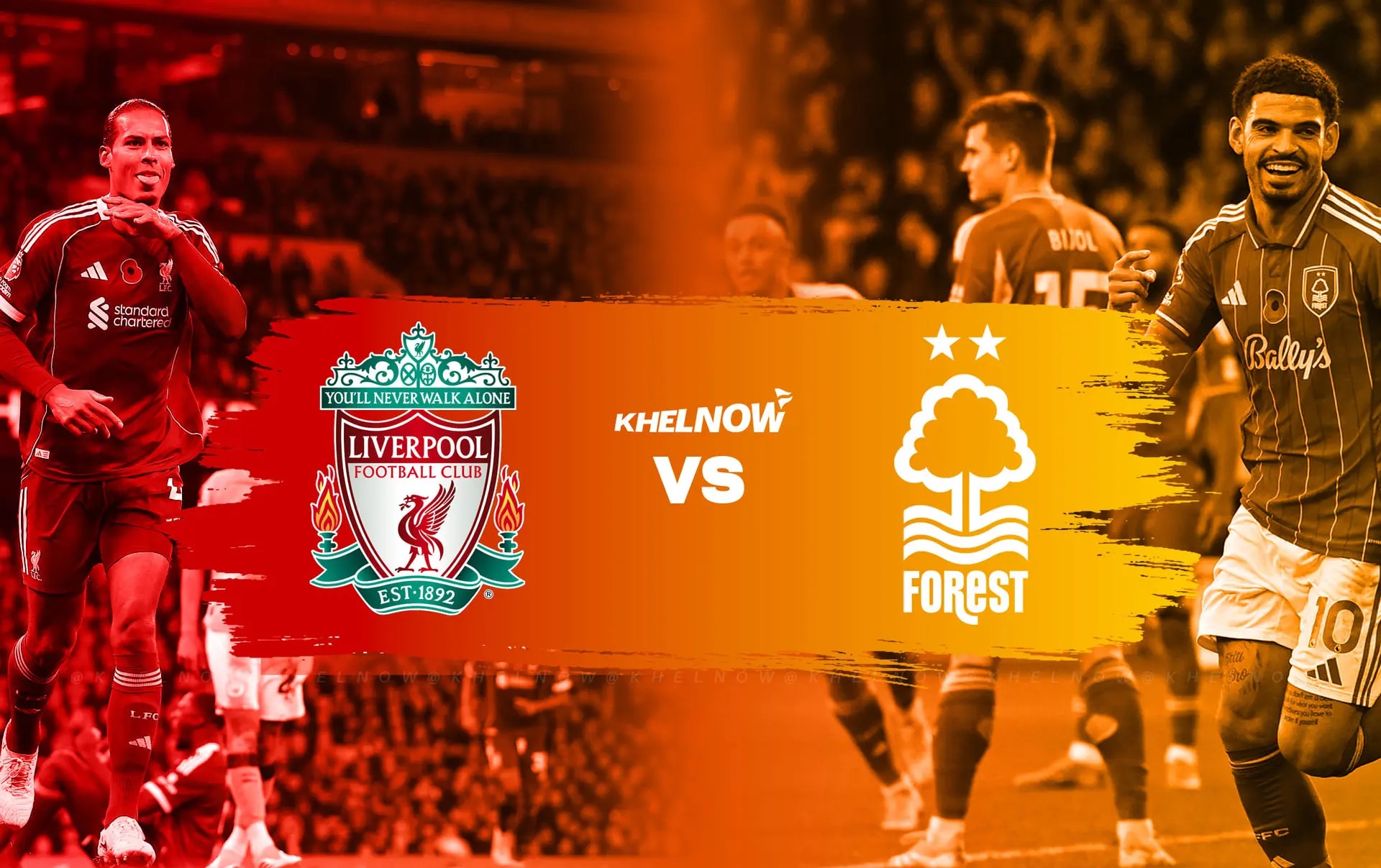 PREMIER LEAGUE: Liverpool vs Nottingham Forest.
