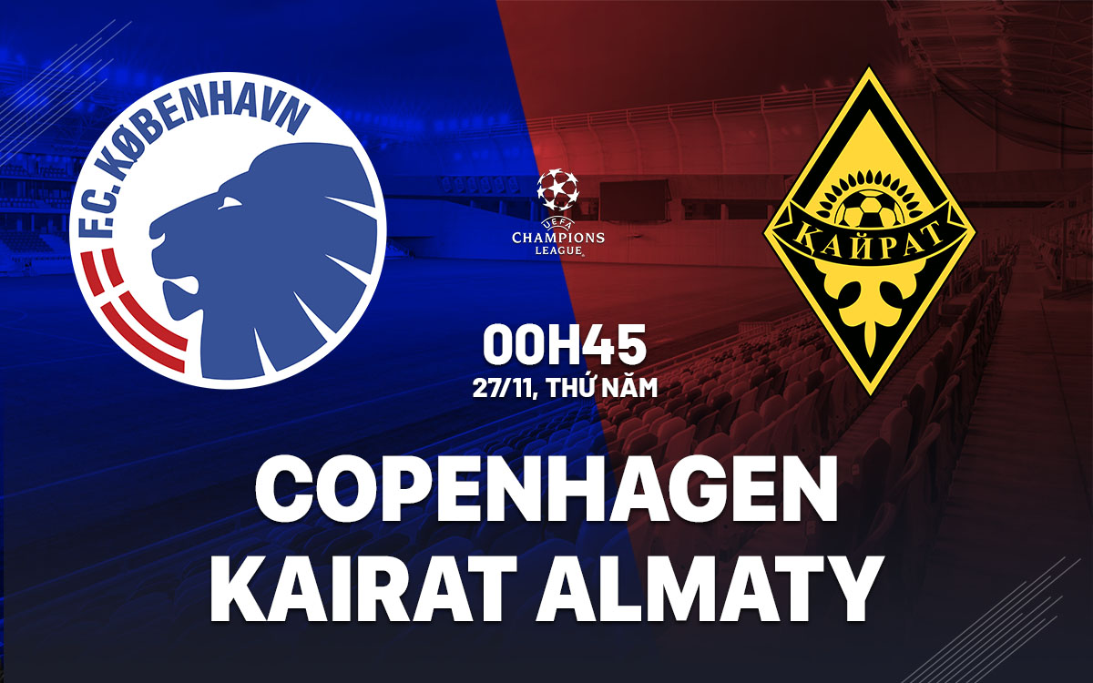 UEFA CHAMPIONS LEAGUE: FC Copenhagen vs Kairat Almaty.