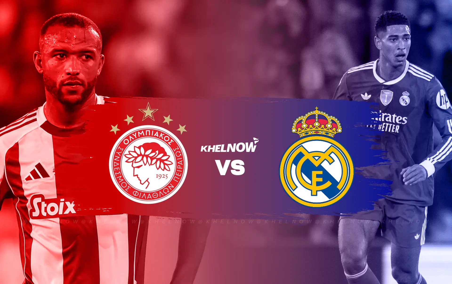 UEFA CHAMPIONS LEAGUE: Olympiacos vs Read Madrid.