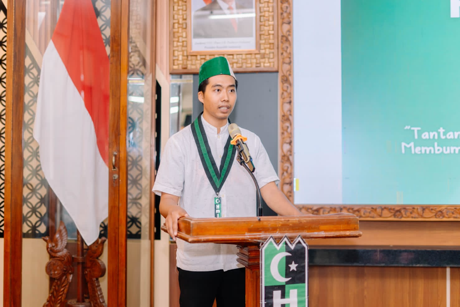 SOROTI MBG: Ketua HMI Cabang Blora Syaerozi menyoroti kasus dugaan keracuman MBG yang terjadi di SMPN 1 Blora.