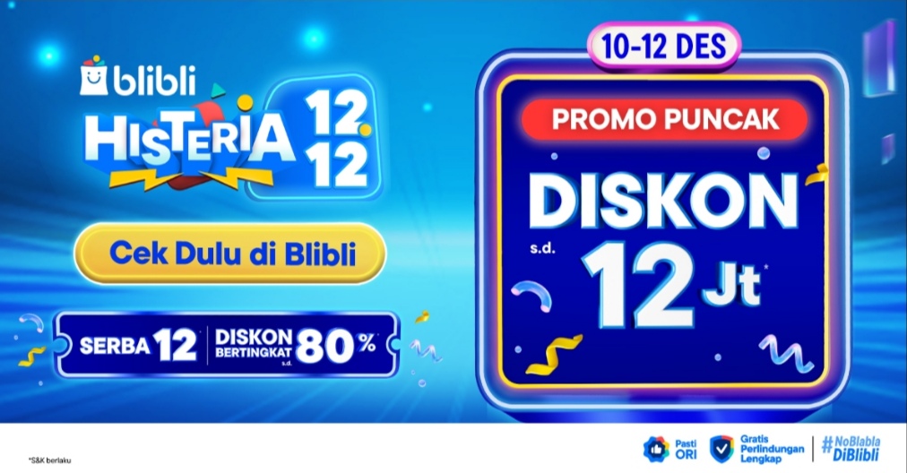 Promo blibli Histeria 12 12.