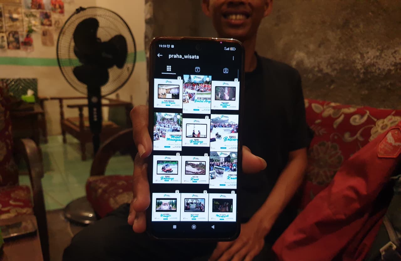 PROMOSI: Konten media sosial jadi senajata promosi jasa travel wisata.