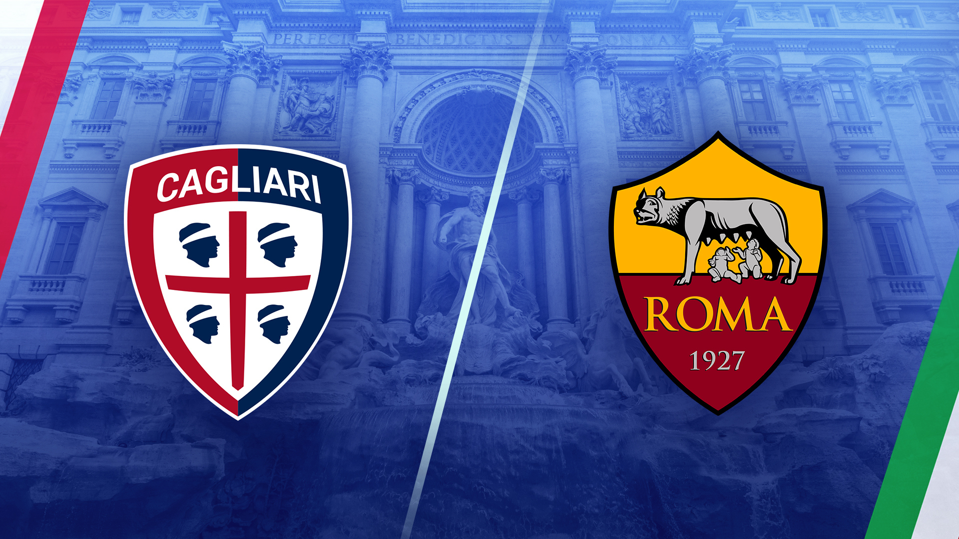 LAGA SERIE A: Cagliari vs AS Roma.