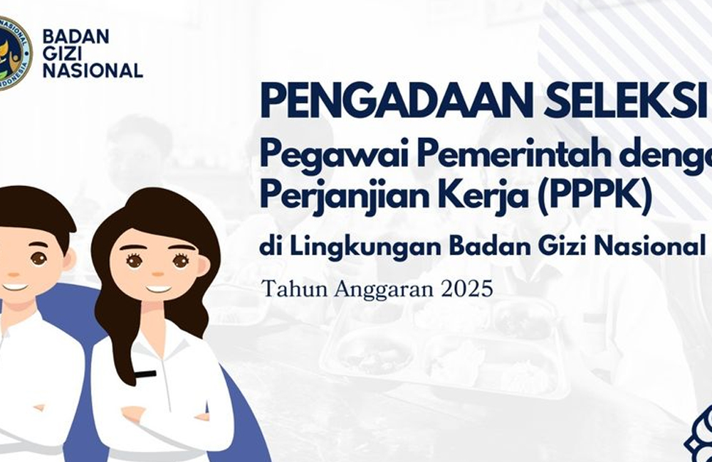 Badan Gizi Nasional (BGN) buka seleksi PPPK di Desember 2025.