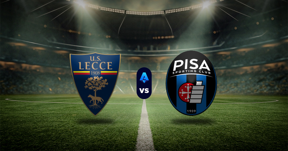 SERIE A ITALIA: Lecce vs Pisa.