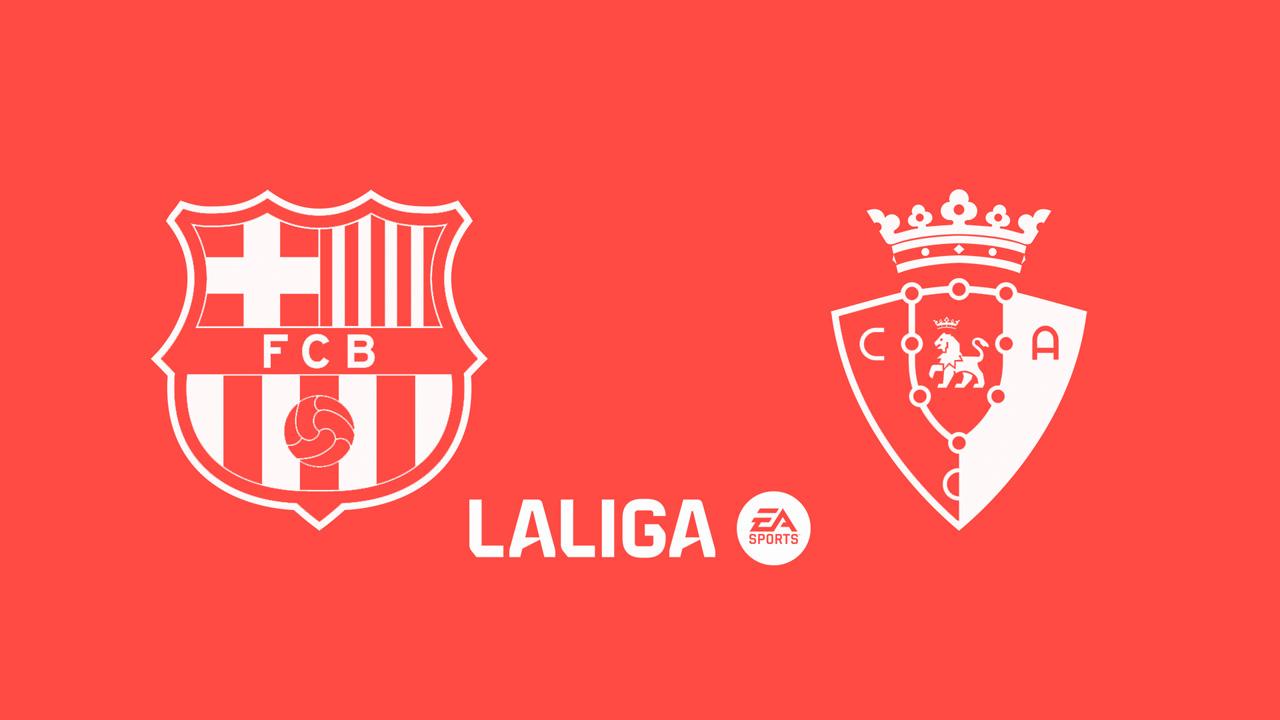 LALIGA SPANYOL: Barcelona vs Osasuna.