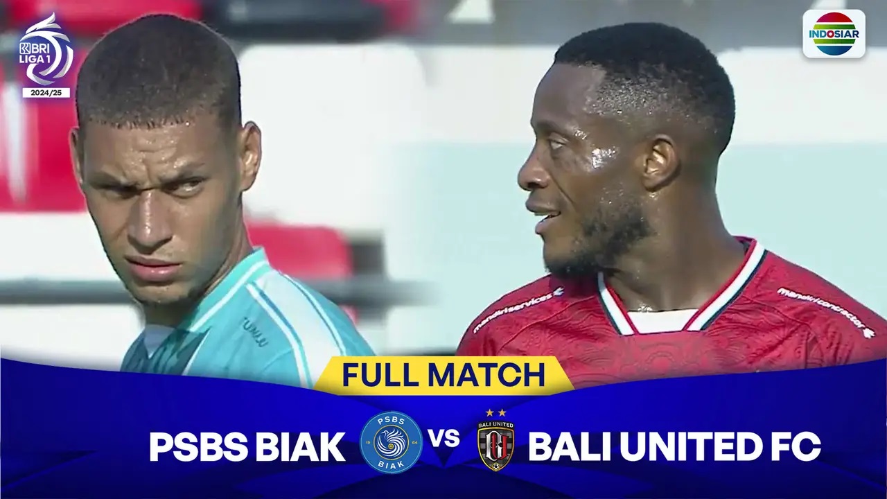 BRI SUPER LEAGUE: PSBS Biak vs Bali United FC.