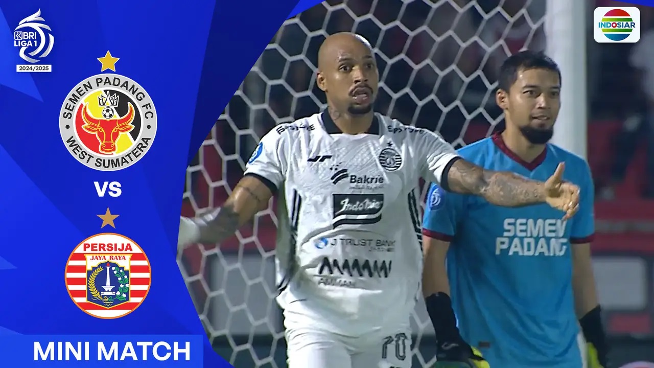 BRI SUPER LEAGUE: Semen Padang FC vs Persija.