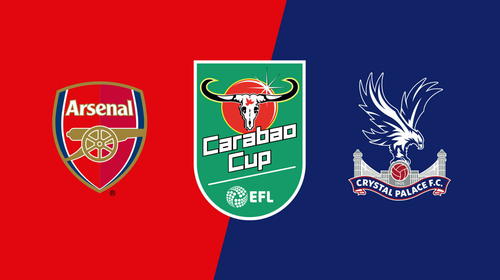 LAGA EFL CUP: Arsenal vs Crystal Palace.