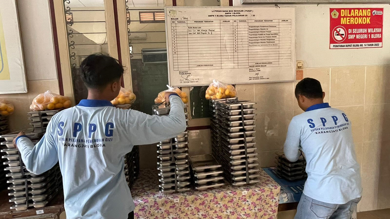 PEMBERHENTIAN DICABUT: BGN telah melayangkan surat keputusan jika SPPG Karangjati 1 sudah diperbolehkan beroperasi kembali.