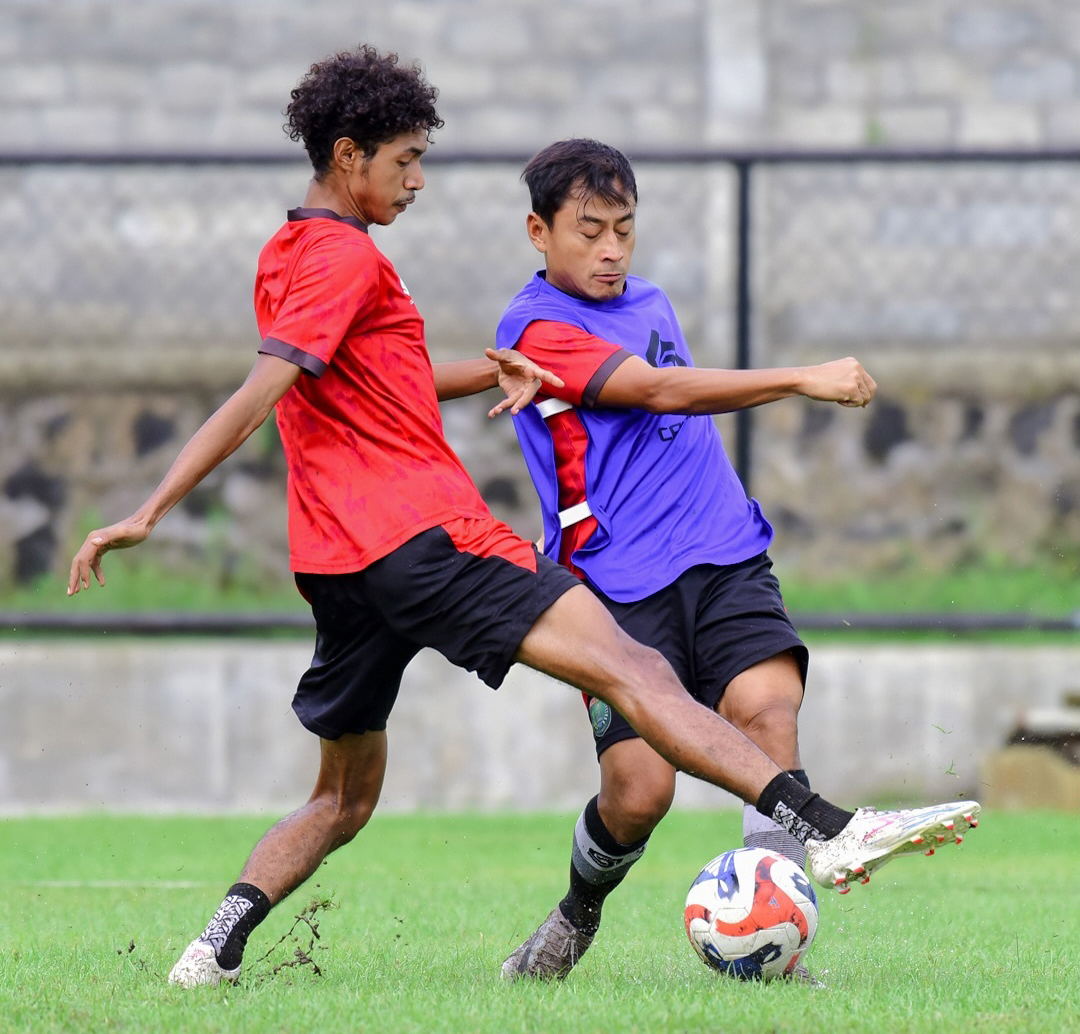 LAGA KEDELAPAN: Skuad Persibo mematangkan persiapan jelang laga kedelapan Liga 3 Nusantara kontra Persika Karanganyar, Selasa (30/12).