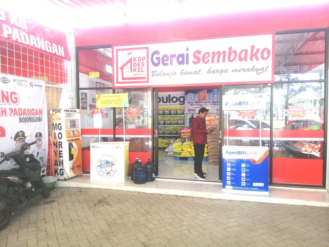 BEROPERASI: KDMP di Kecamatan Padangan mulai beroperasi.
