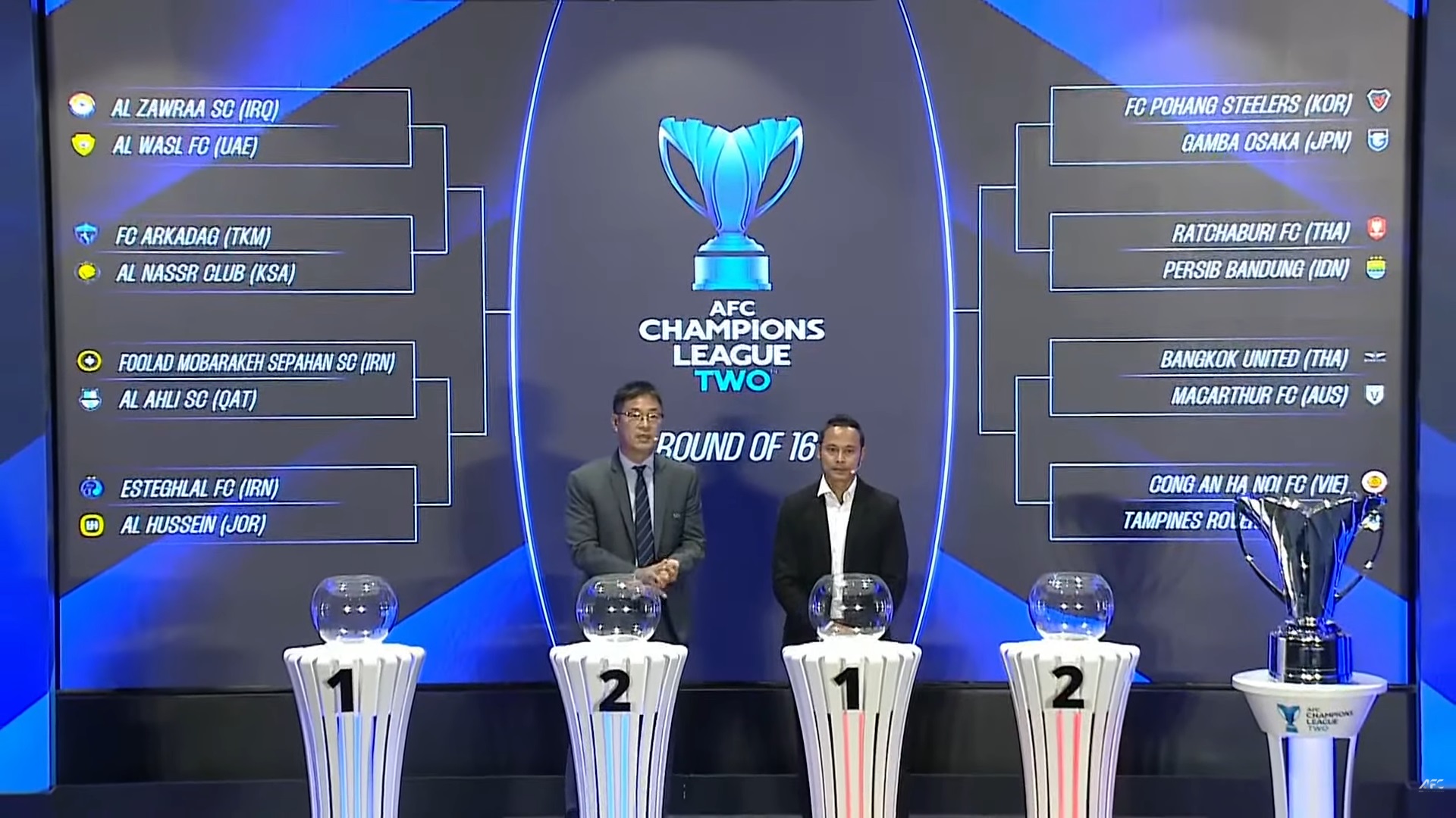 Atep menjadi petugas drawing babak 16 besar ACL2 2025/2026