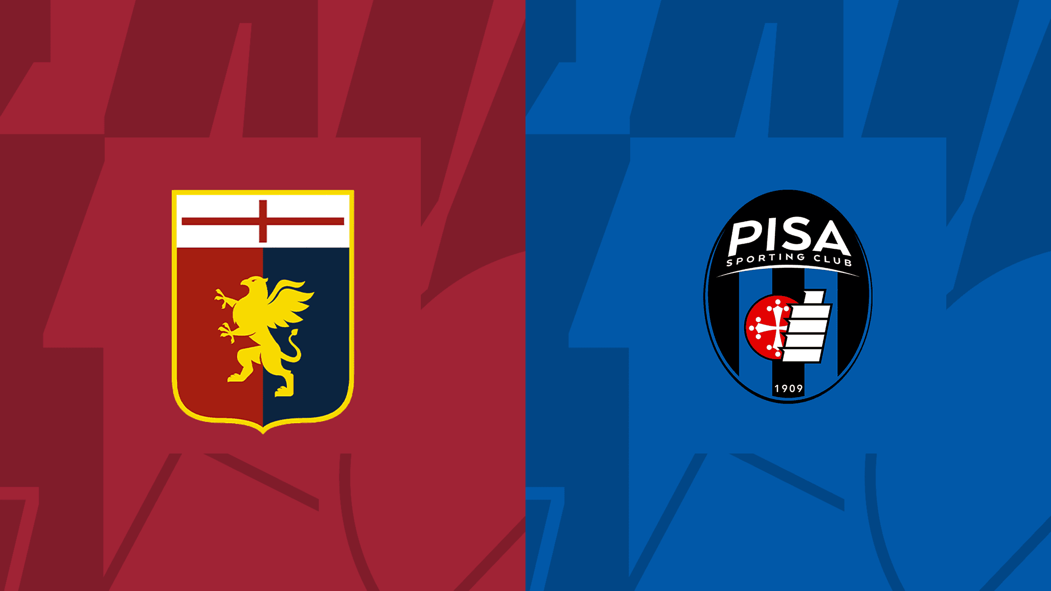 SERIE A ITALIA: Genoa vs Pisa.