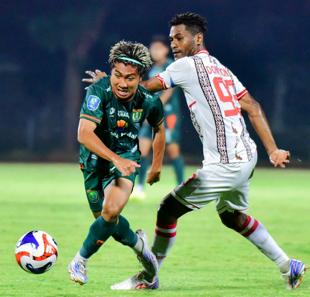 TIGA POIN MELAYANG: Persibo gagal mengamankan tiga poin usai ditahan imbang Persinab Sang Maestro FC.