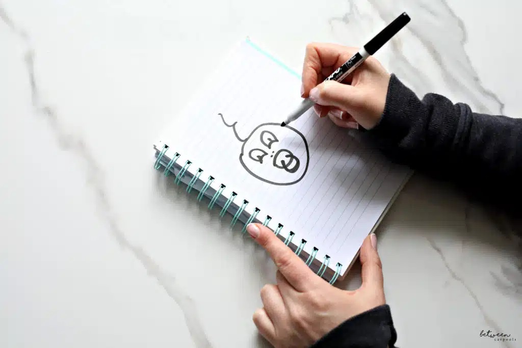 DOODLING: Hobi mencoret-coret saat rapat.