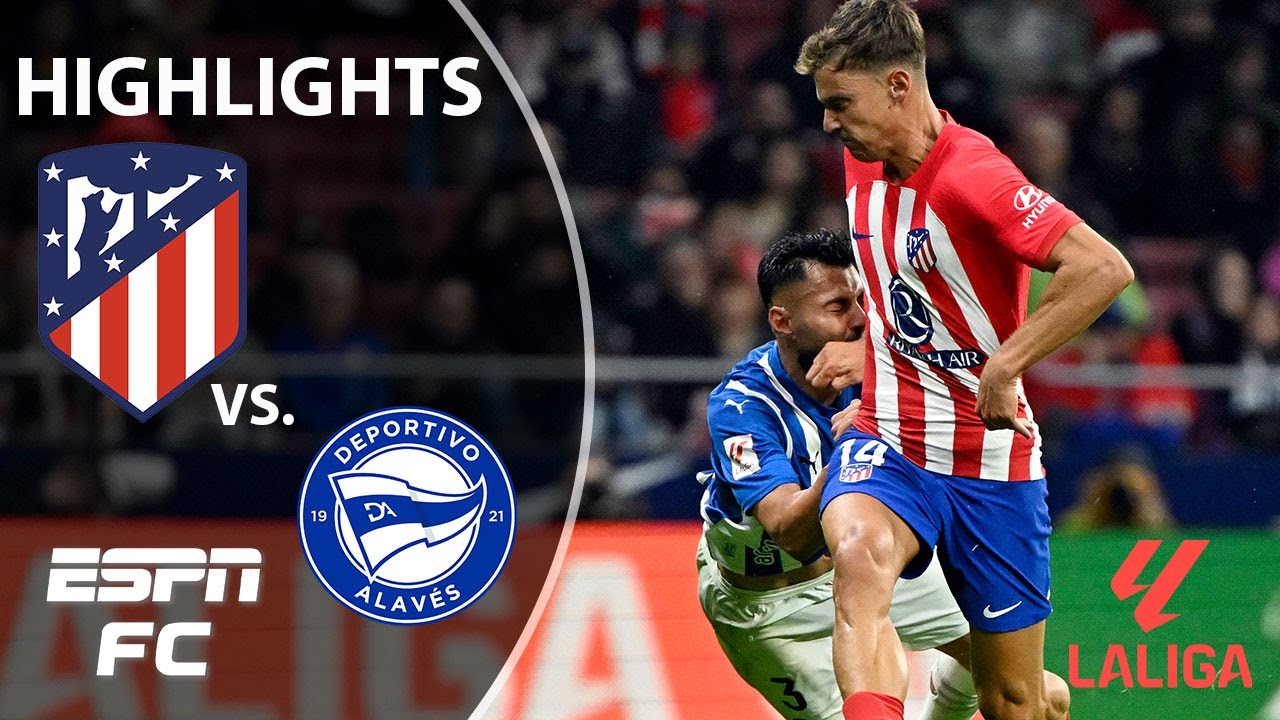 LALIGA SPANYOL: Atletico Madrid vs Alaves.