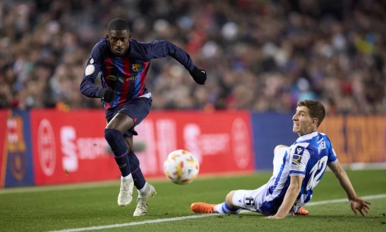 LALIGA SPANYOL: Real Sociedad vs Barcelona.