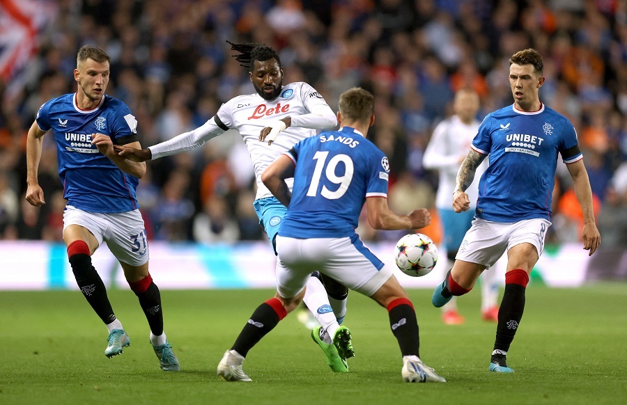 LAGA UCL: Copenhagen vs Napoli.