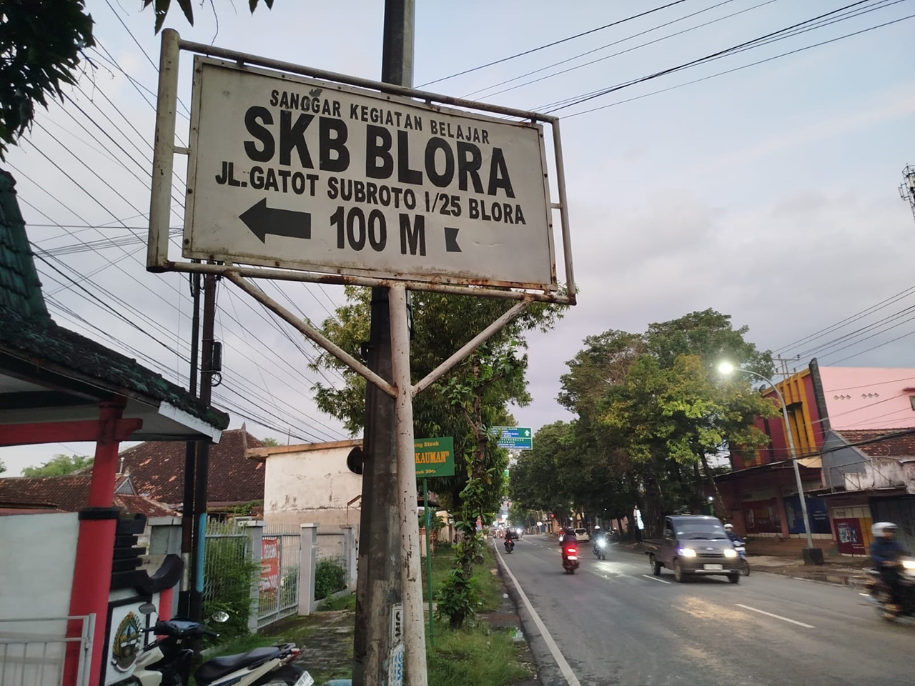 DIMINATI: Salah satu SKB di Blora yang siswanya banyak.